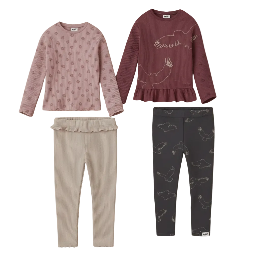 4er Set | birds and flowers